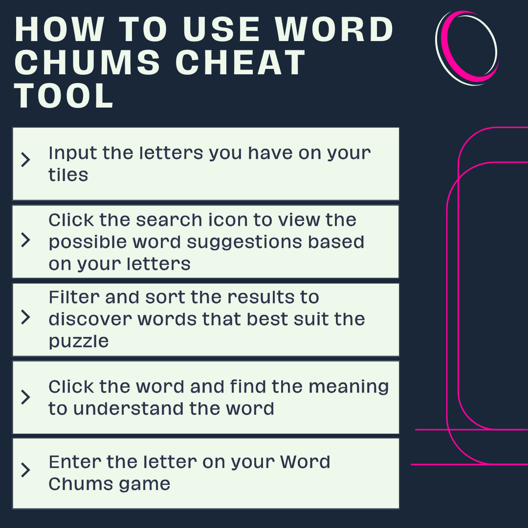 How to Use Word Chums Cheat Tool