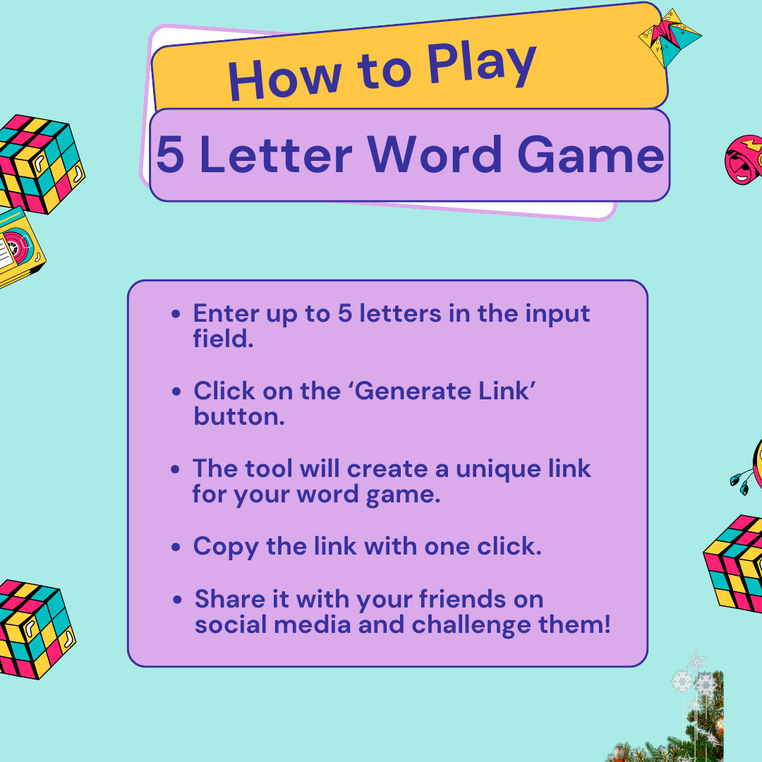 How to play 5-letter word game?
