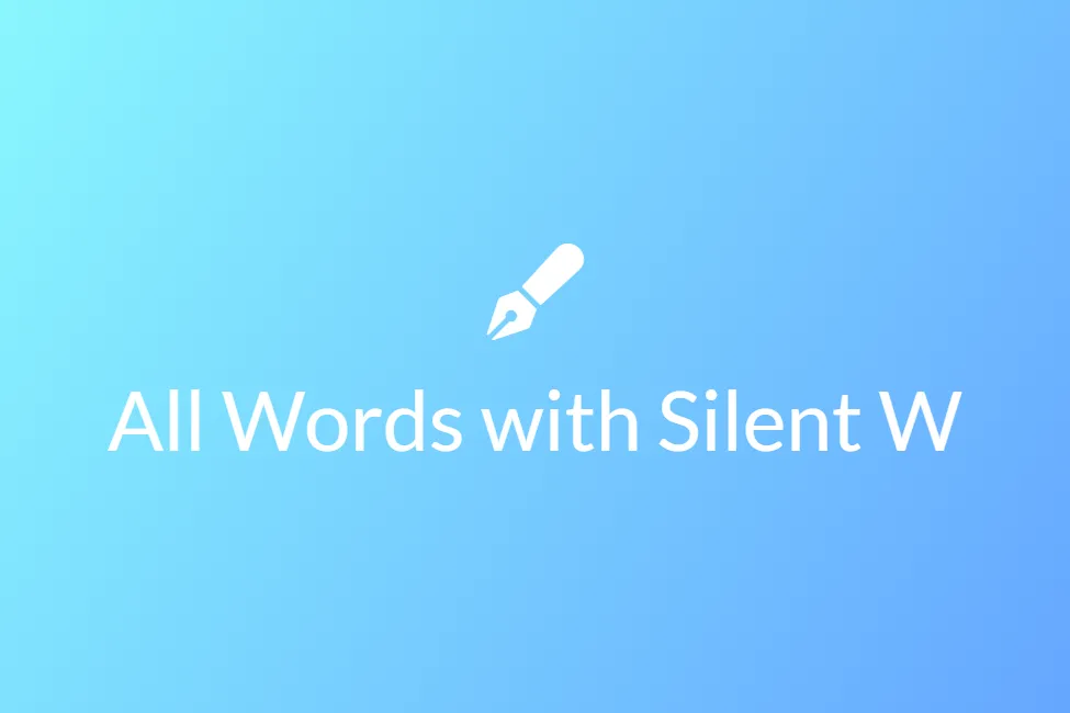 Silent W - A Journey of Self-Discovery